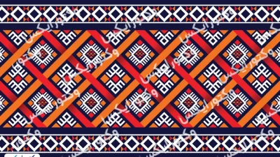 دانلود وکتور پترن اسلیمی سنتی