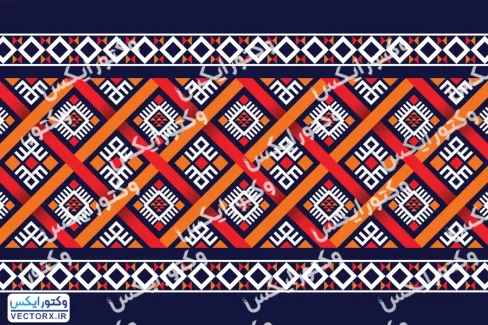 دانلود وکتور پترن اسلیمی سنتی