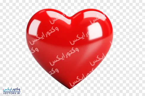 آیکون قلب سه بعدی