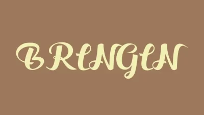 دانلود فونت انگلیسی bringin