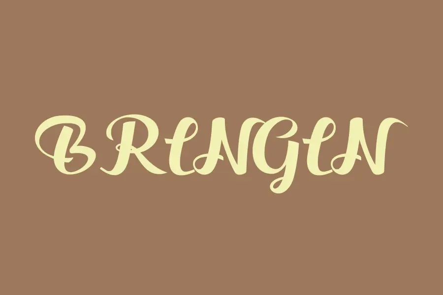 دانلود فونت انگلیسی bringin
