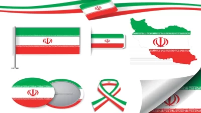 وکتور پرچم ایران