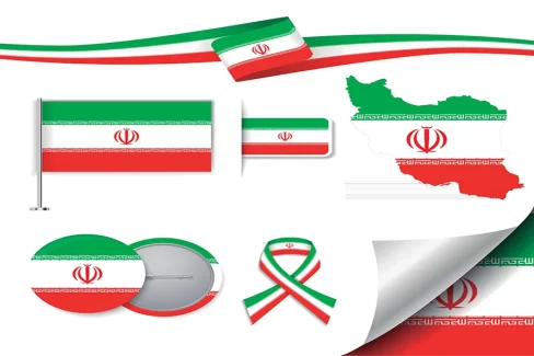 وکتور پرچم ایران