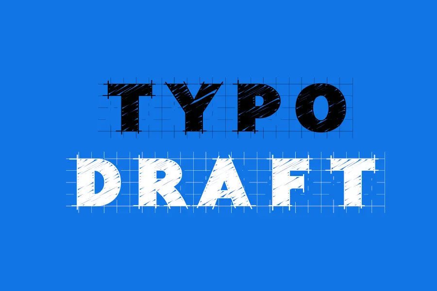 دانلود فونت انگلیسی typodraft
