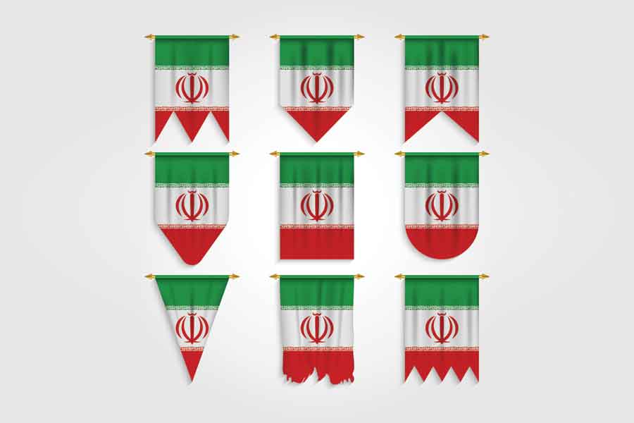 مجموعه آویز پرچم ایران