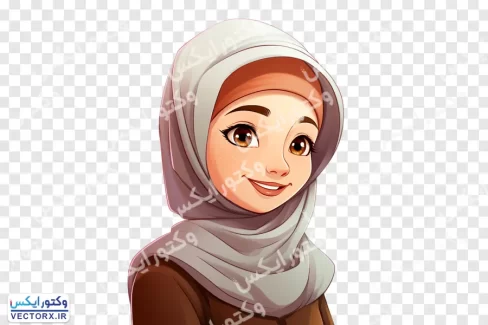 دانلود تصویر دختر زیبا باحجاب بدون پس زمینه