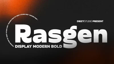 فونت انگلیسی بولد rasgen