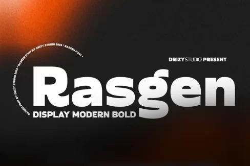فونت انگلیسی بولد rasgen