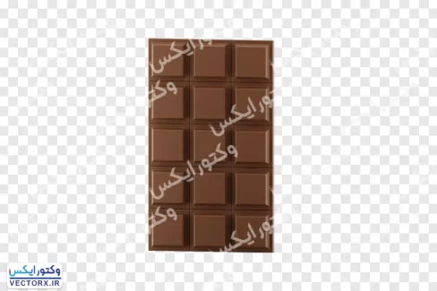 شکلات کاکائویی بدون پس زمینه