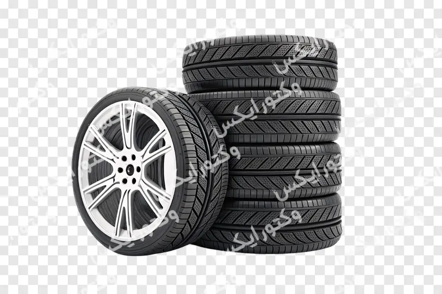 لاستیک خودرو بدون پس زمینه