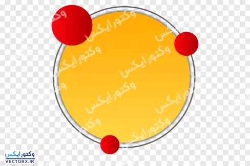 کادر متن دایره ای برای ادیت