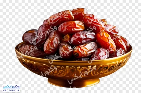 ظرف خرما بدون پس زمینه